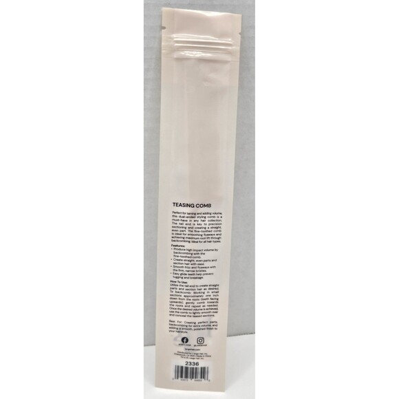 L'ange Teasing Comb 2336 7.5" Long Pink NIP - Picture 2 of 3